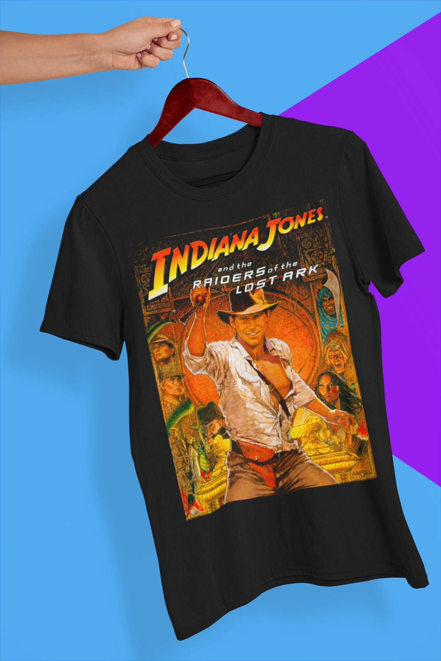 Retro Indiana Jones Movie Halloween Unisex T-Shirt