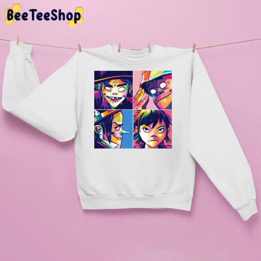 Retro Members Gorillaz Band Unisex Sweatshirt