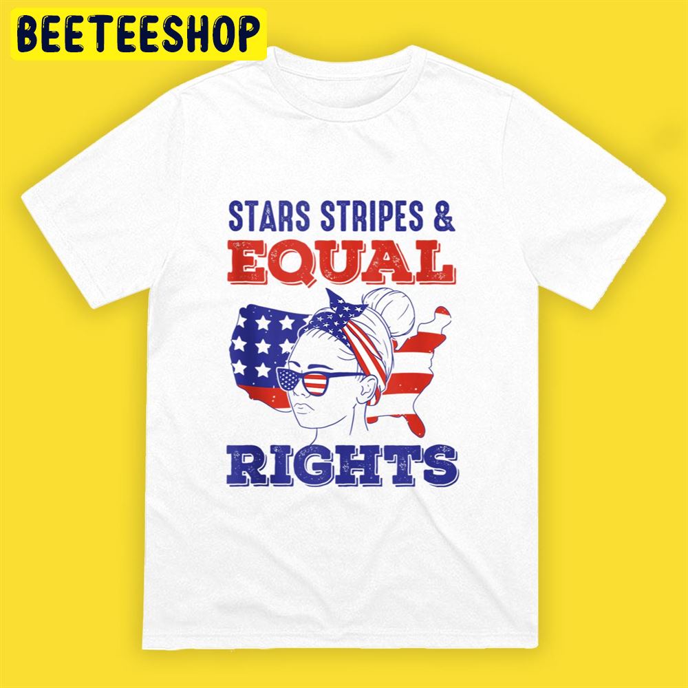 Retro Pro Choice Feminist Stars Stripes Equal Rightss Unisex T-Shirt