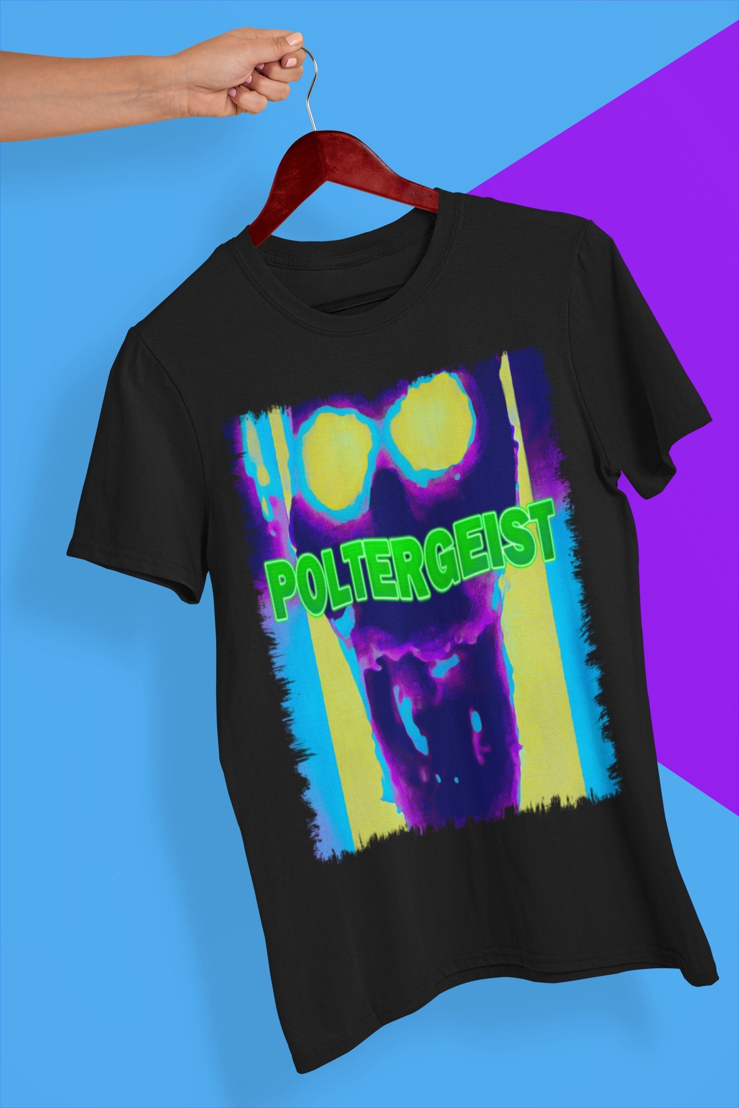 Retro Skull Poltergeist Movie Halloween Unisex T-Shirt