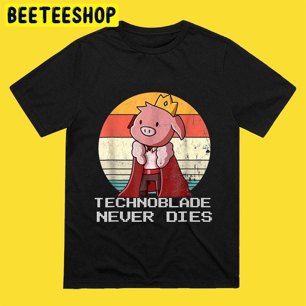 Retro Style Technoblade Merch Cosplay Unisex T-Shirt