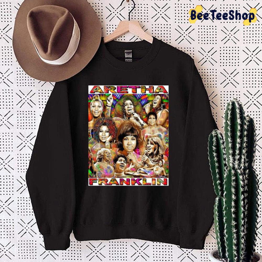 Retro Vintagearetha Franklin Unisex Sweatshirt