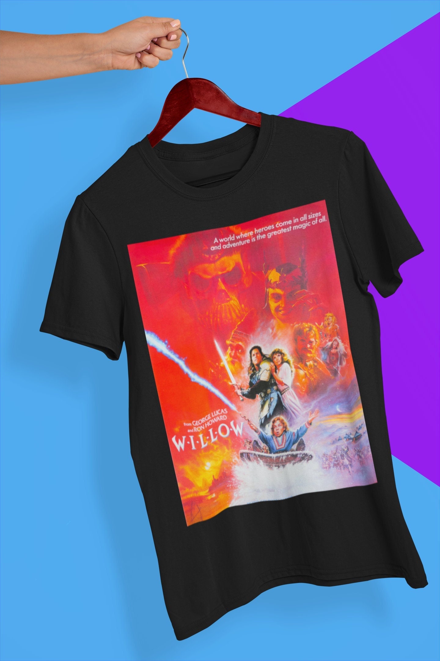 Retro Willow Movie Poster Halloween Unisex T-Shirt