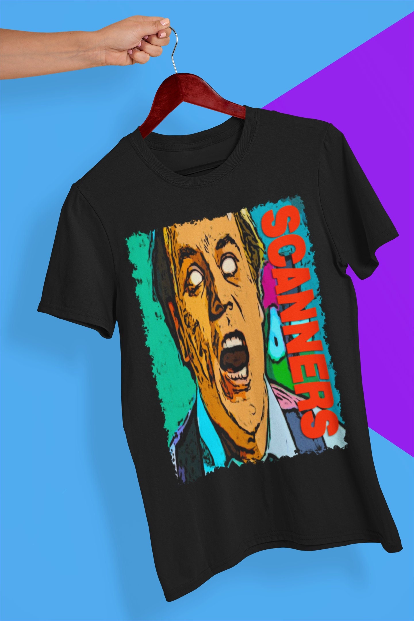 Retro Zombie Scanners Movie Halloween Unisex T-Shirt