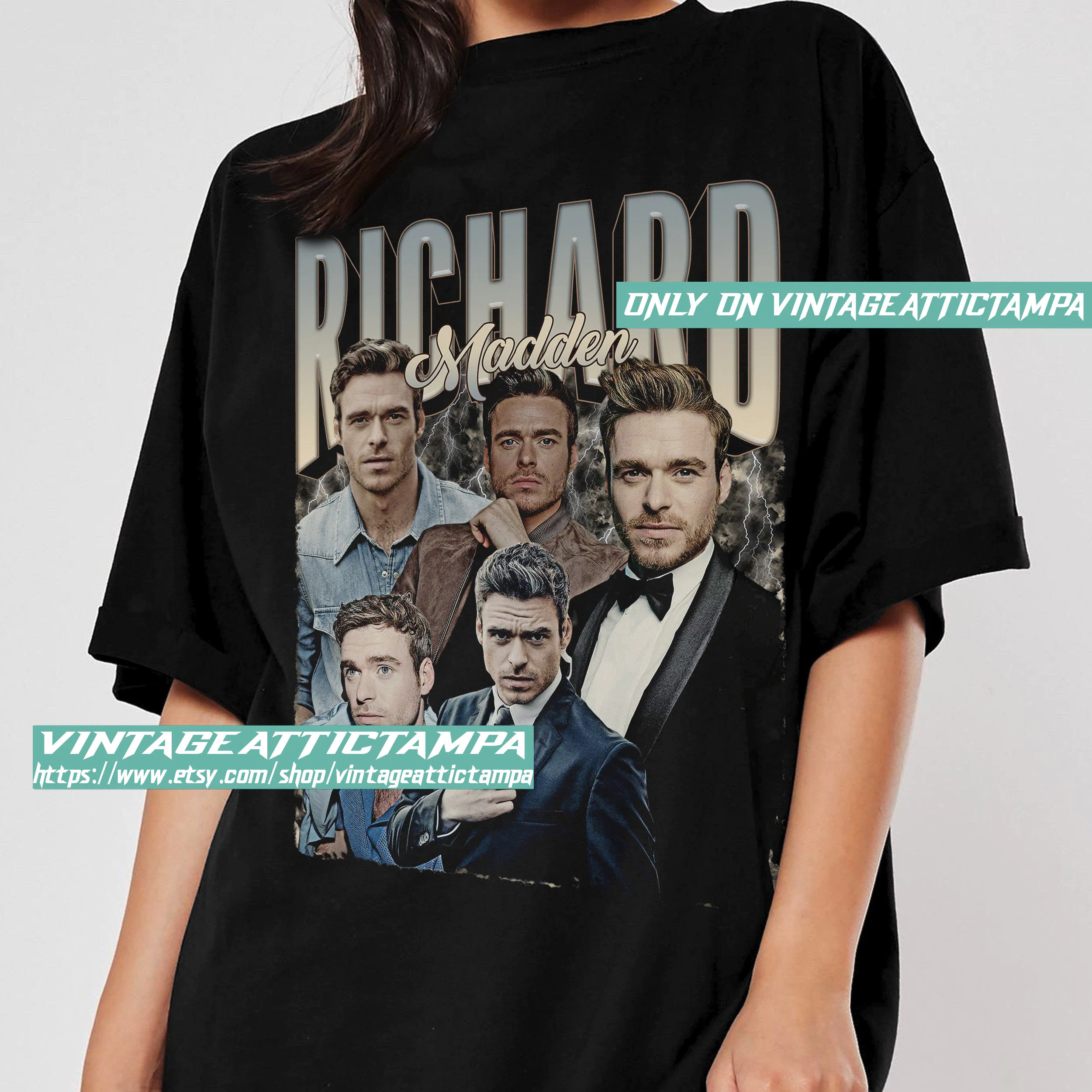 Richard Madden Ikaris Thena Vintage Unisex T-Shirt