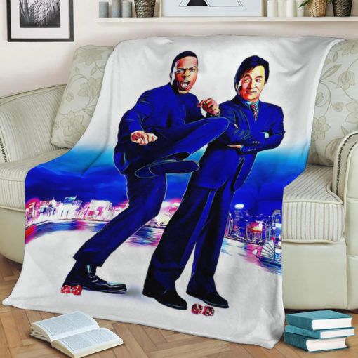 Rush Hour 2 Premium Fleece Blanket Throw Blanket Gift