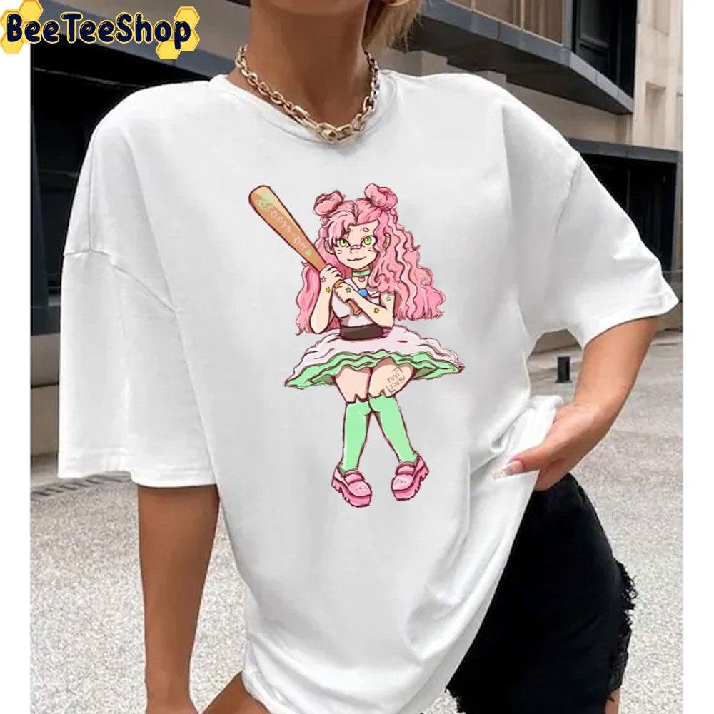 Sailor Girl With A Bat Unisex T-Shirt