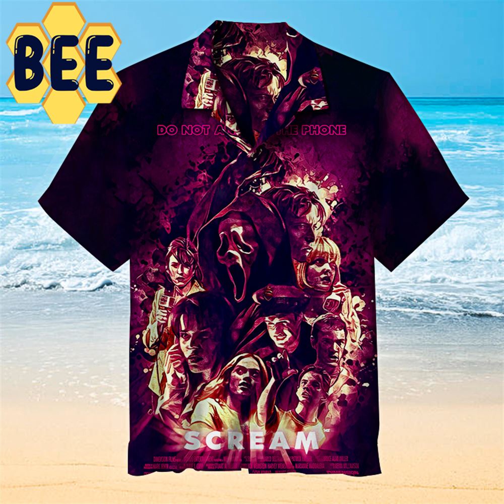 Scream Horror Movie Halloween Hawaiian Shirt