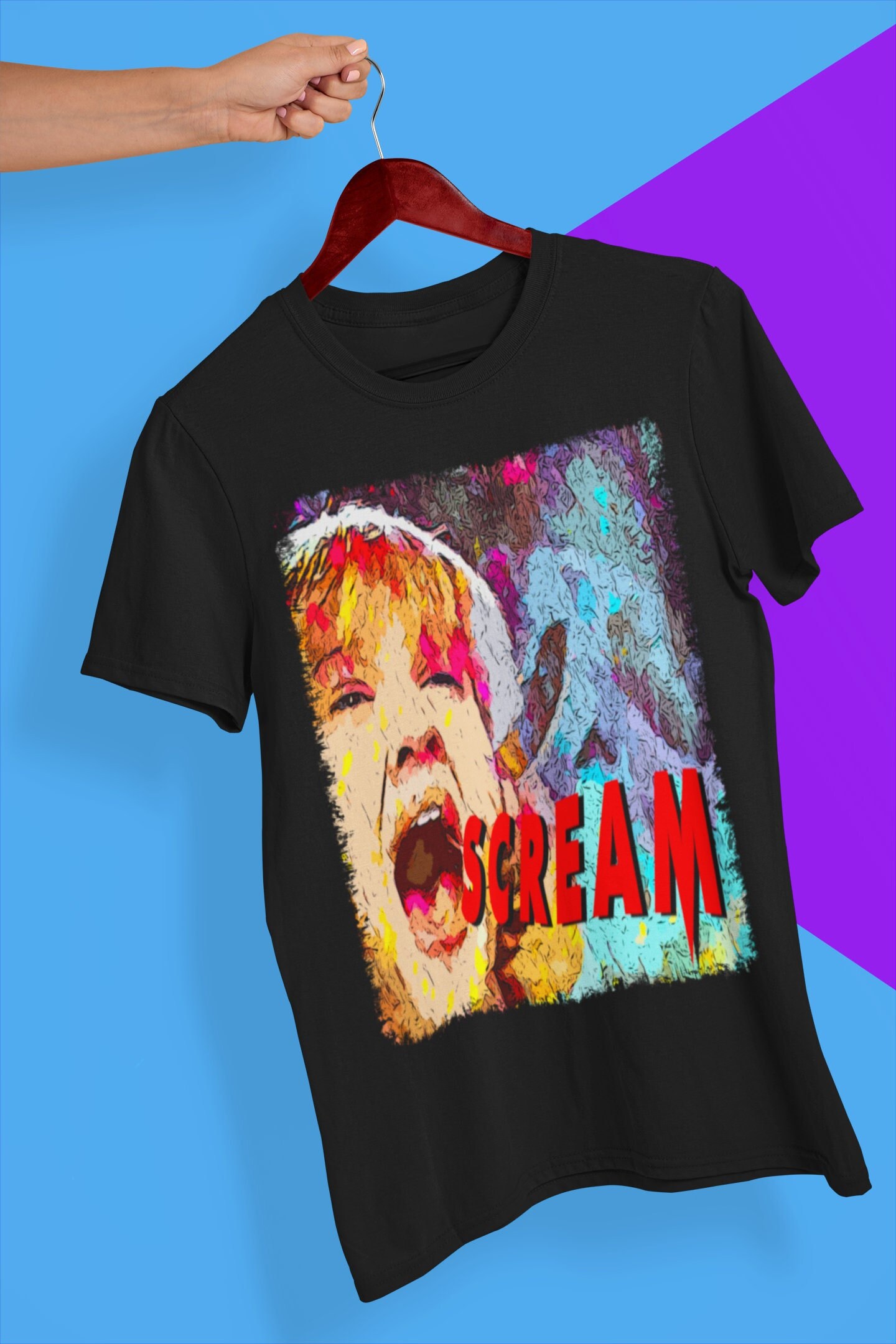 Scream Poster 90s Movie Halloween Unisex T-Shirt