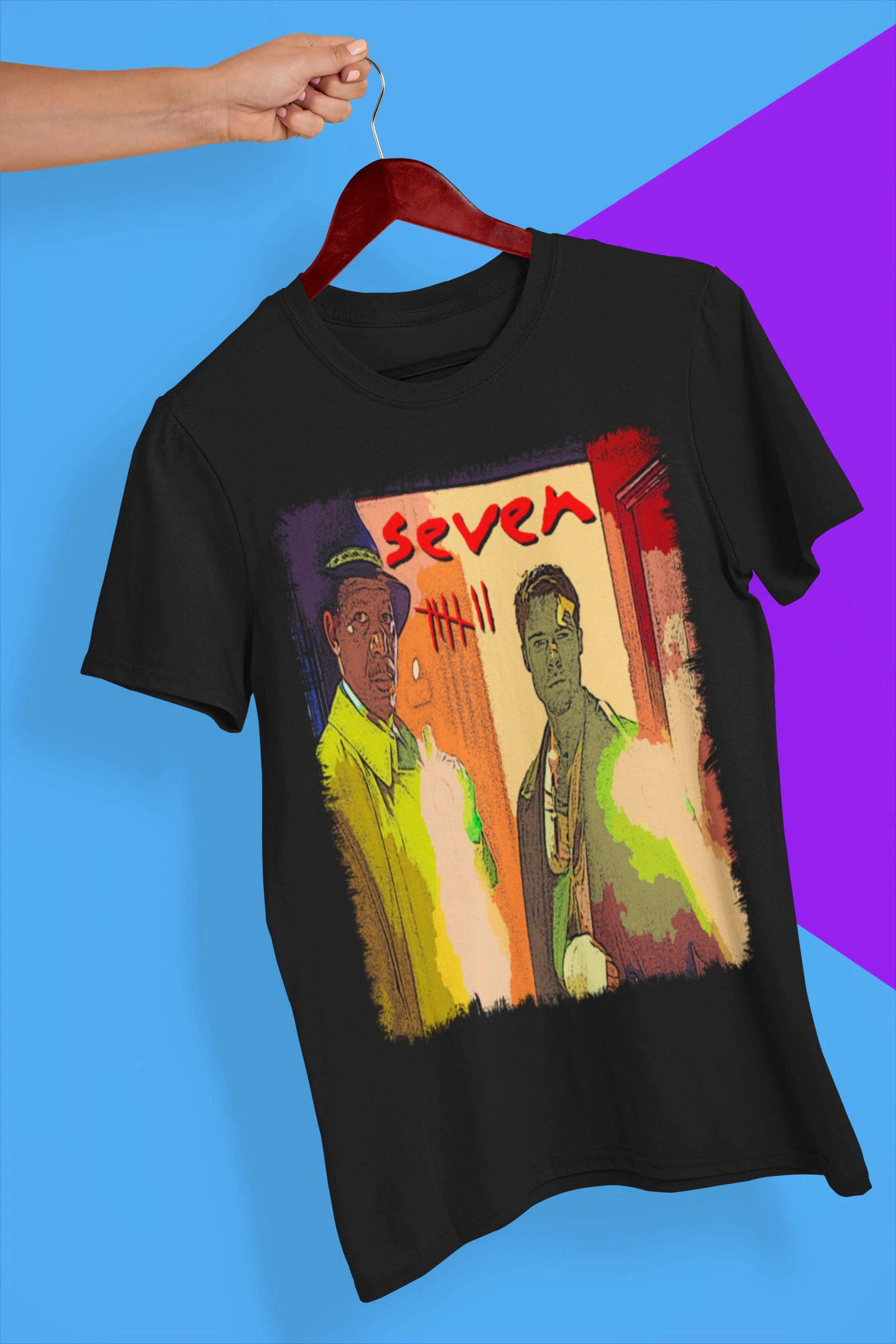 Seven Soft Retro Art Halloween Unisex T-Shirt