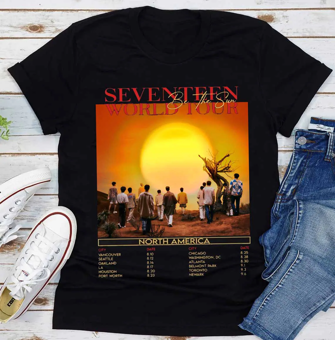 Seventeen Be The Sun Tour 2022 Unisex T-Shirt