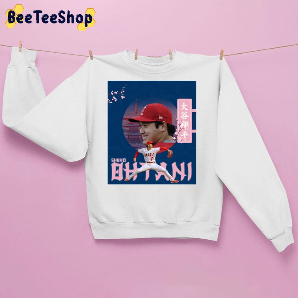 Shohei Ohtani Angeles Angels Baseball Japan Art Unisex Sweatshirt