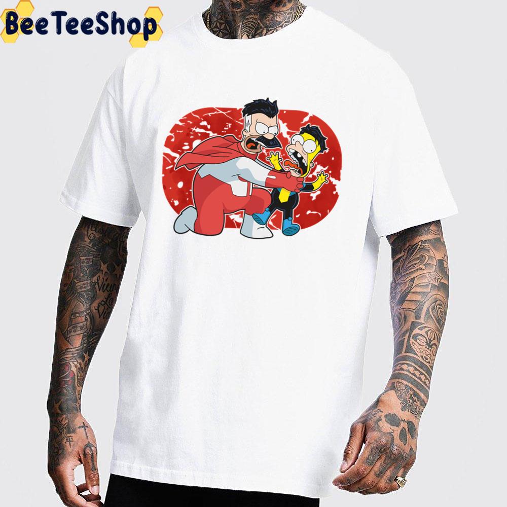 Simpson Meme Homer Simpson And Bart Simpson Unisex T-Shirt