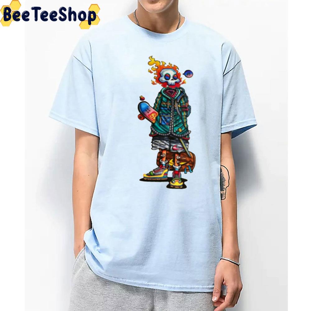 Skeleton Street Style Unisex T-Shirt