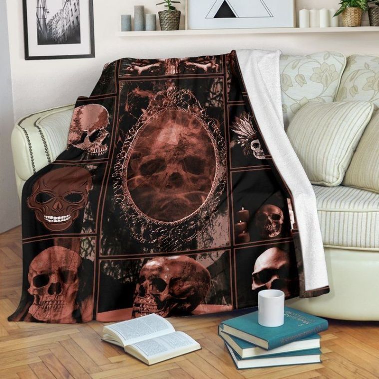 Skull 1 Premium Comfy Sofa Throw Blanket