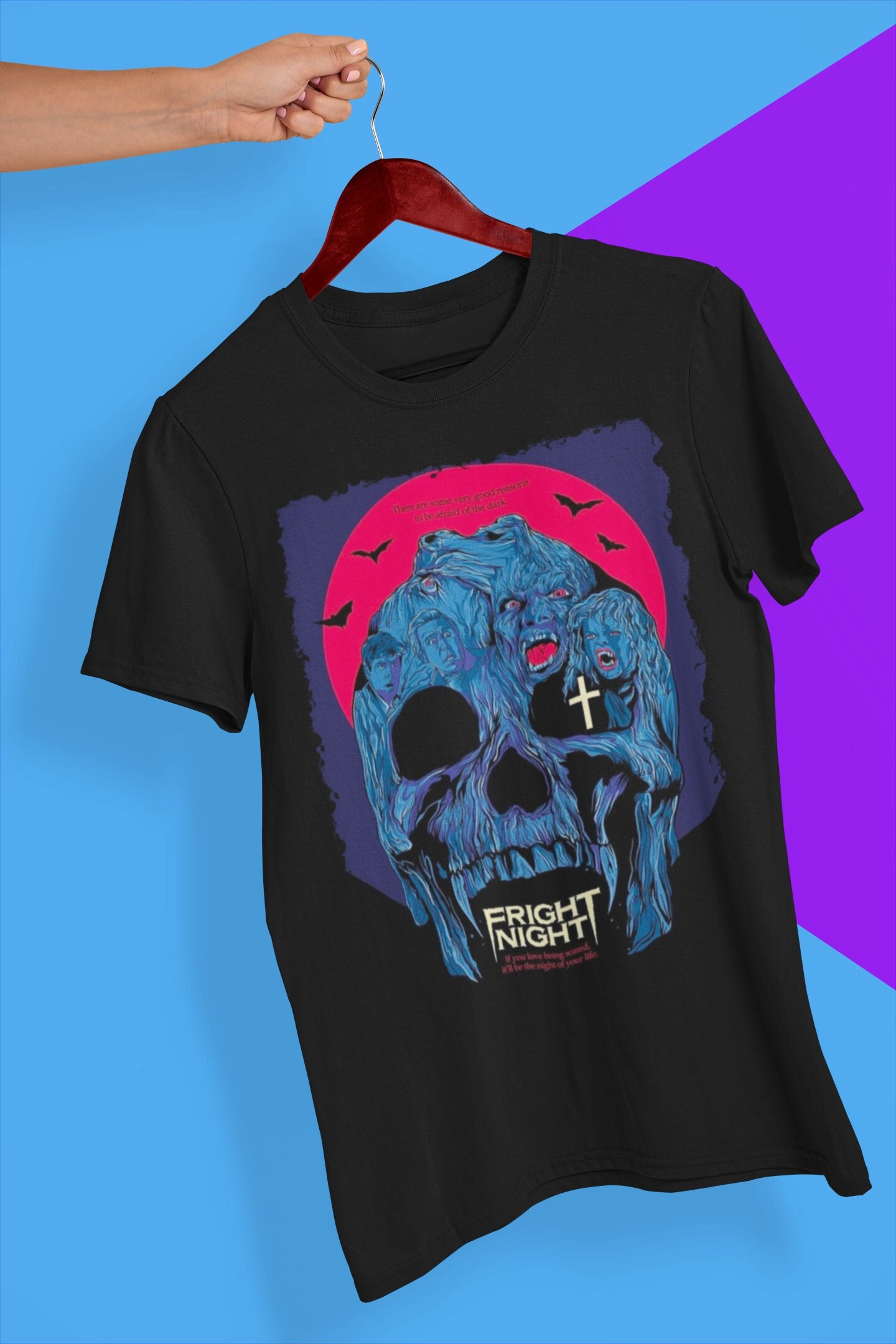 Skull Fright Night Movie Halloween Unisex T-Shirt