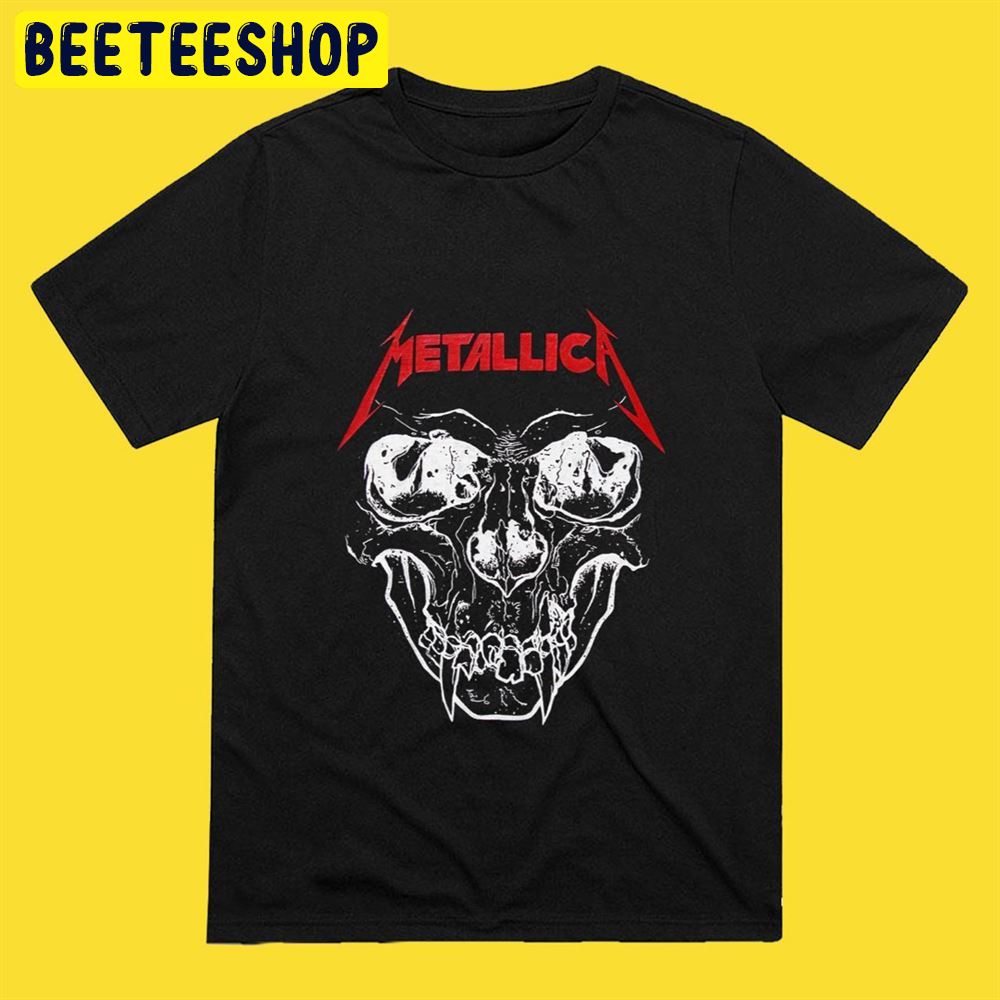 Skull Meta Rock Band Unisex T-Shirt