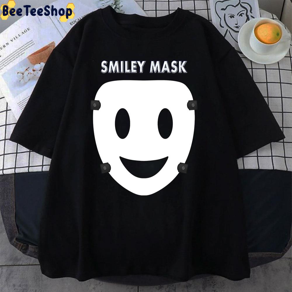 Smiley Mask Wtext Unisex T-Shirt