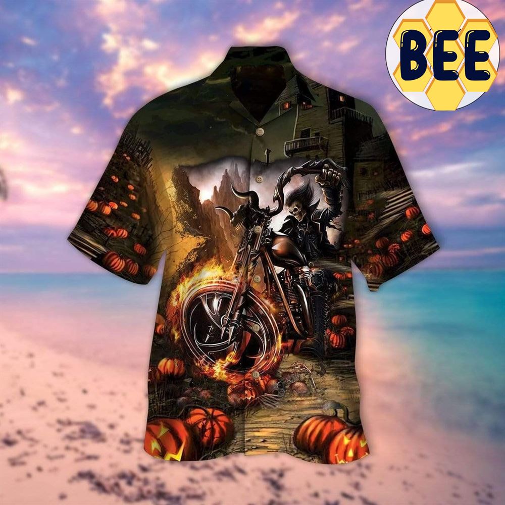 Speed King Of Halloween Hawaiian Shirt