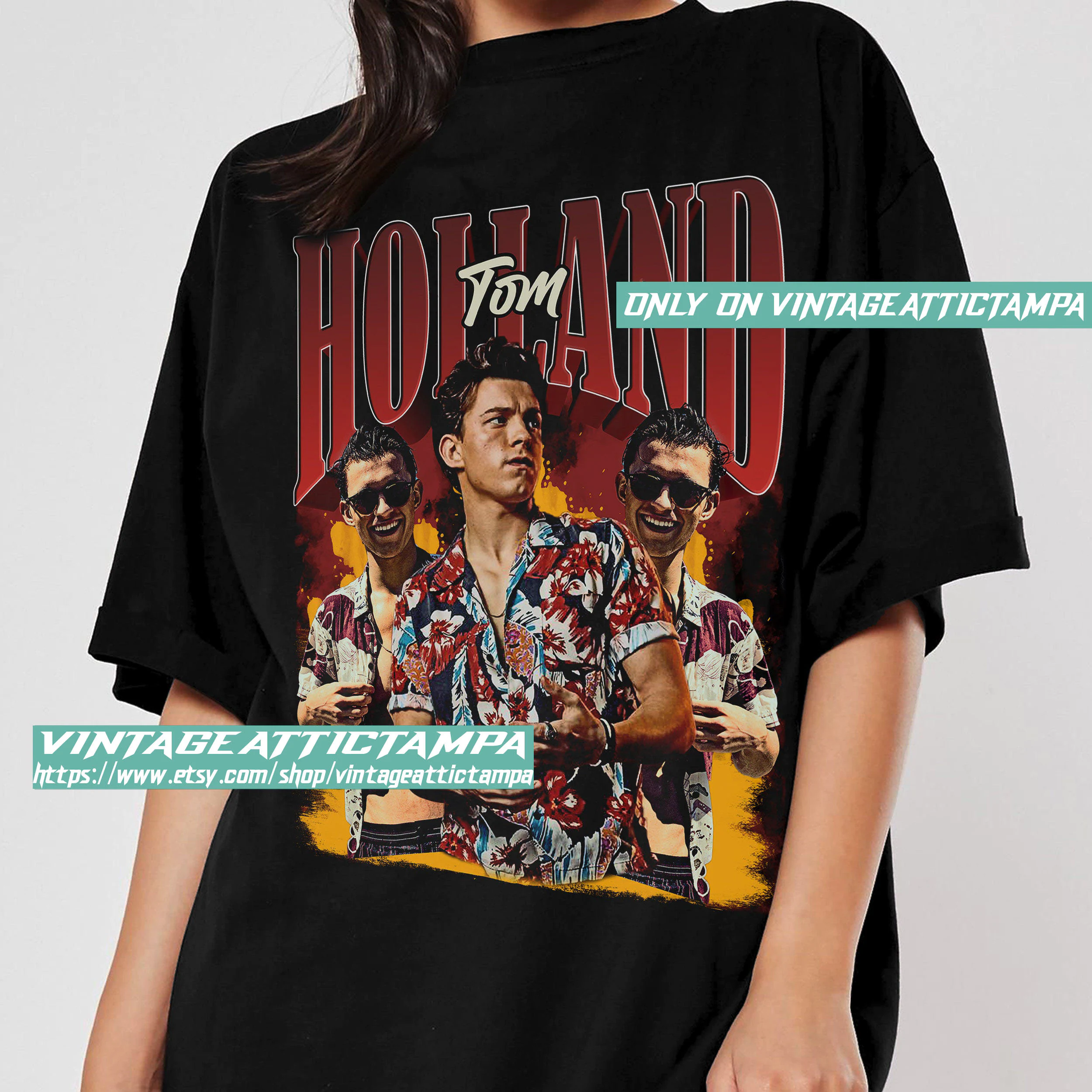 Spiderman Movie Tom Holland Peter Parker Vintage Unisex T-Shirt