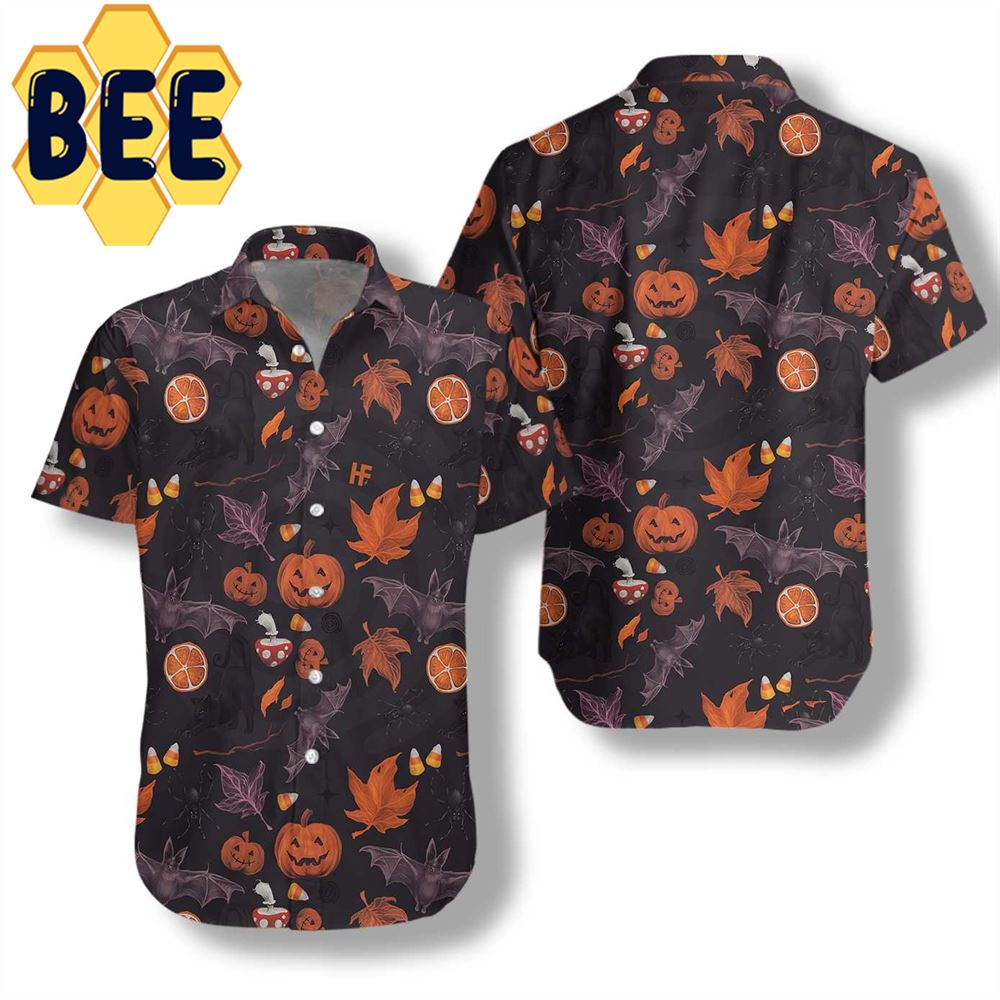 Spooky Art Halloween Hawaiian Shirt