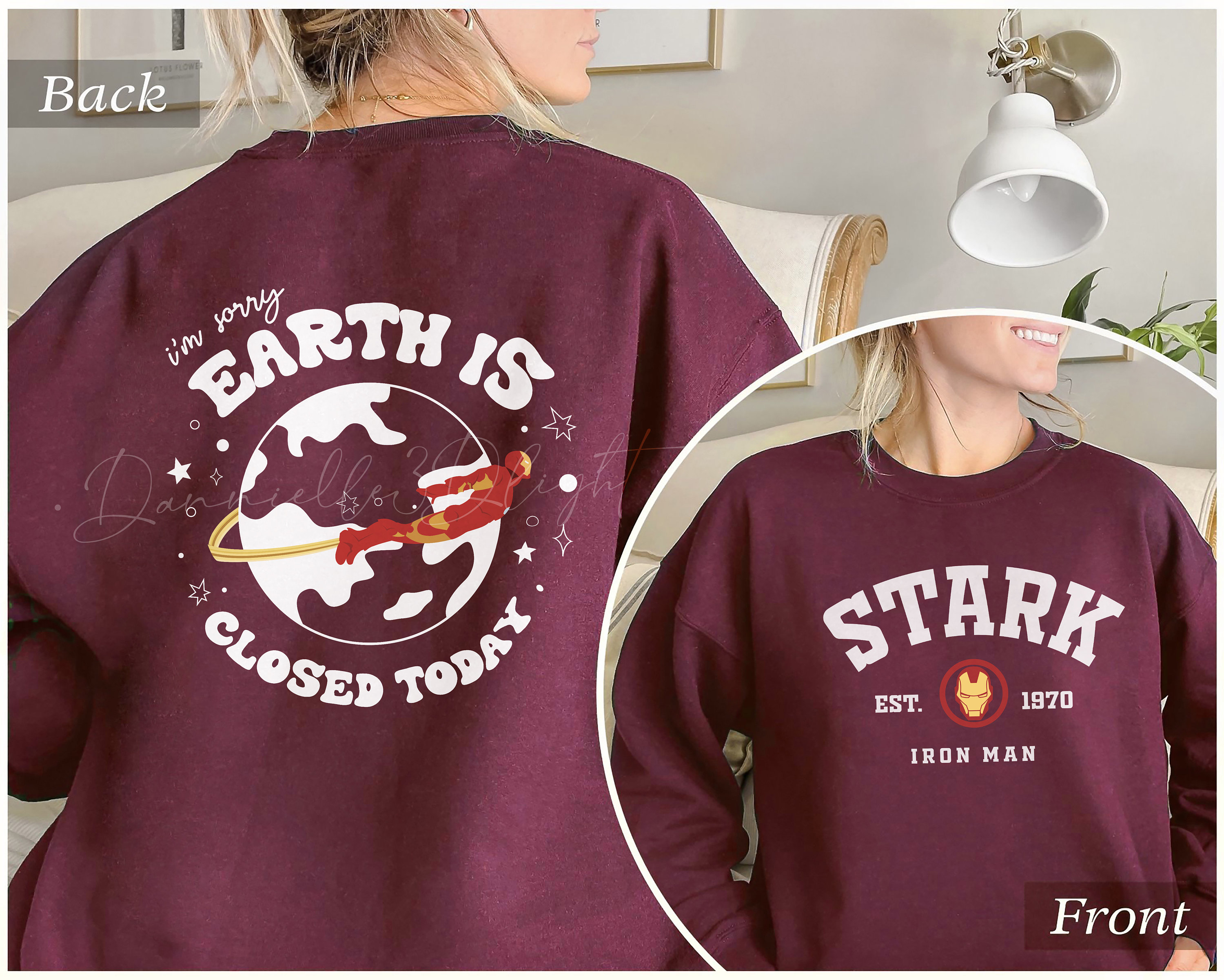 Stark Iron Man I’m Sorry Earth Is Closed Today Unisex Sweatshirt