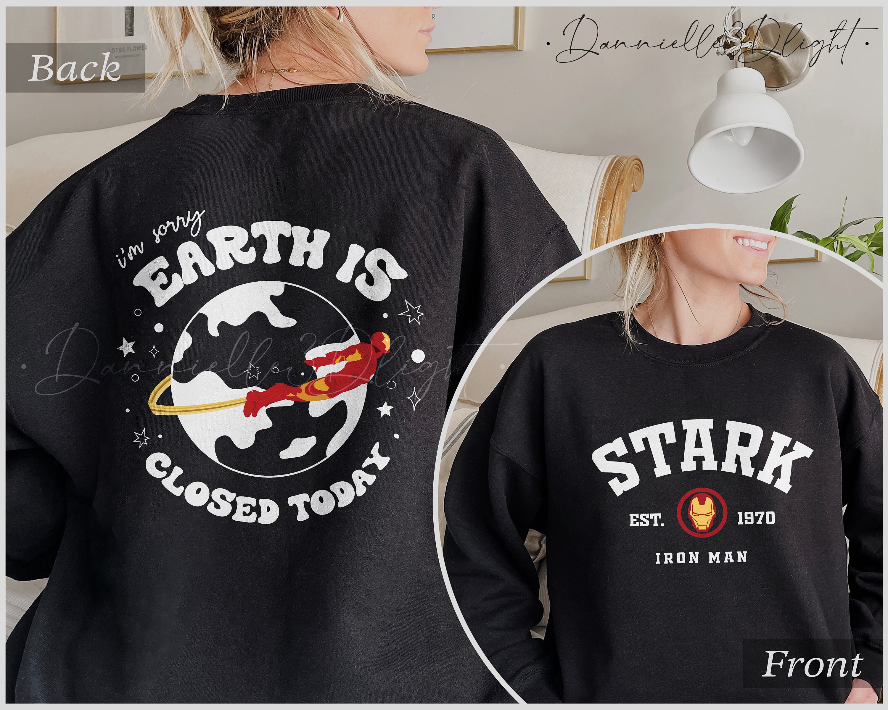 Stark Iron Man I’m Sorry Earth Is Closed Today Unisex Sweatshirt