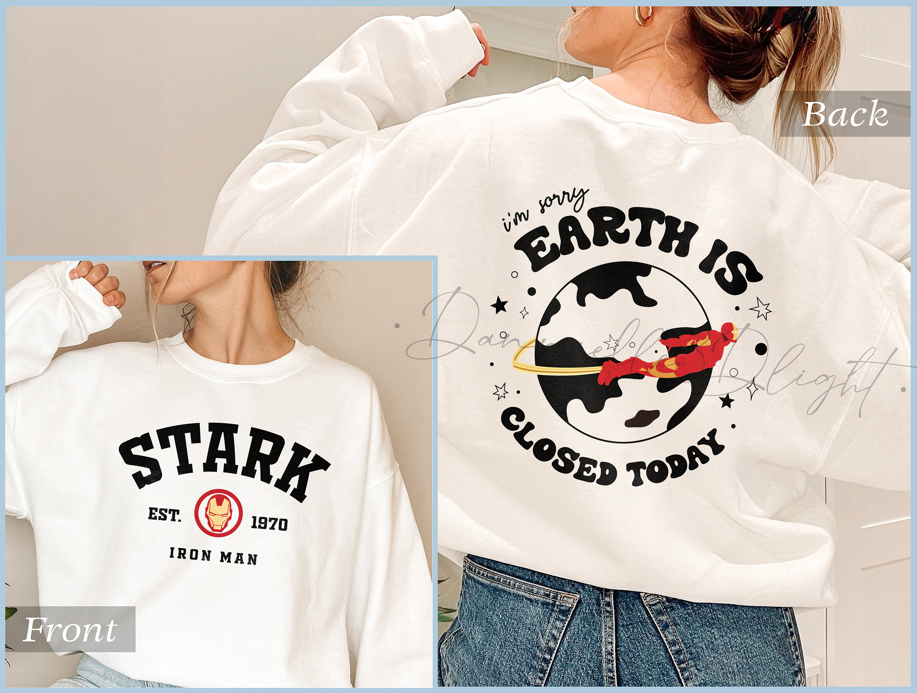 Stark Iron Man I’m Sorry Earth Is Closed Today Unisex Sweatshirt