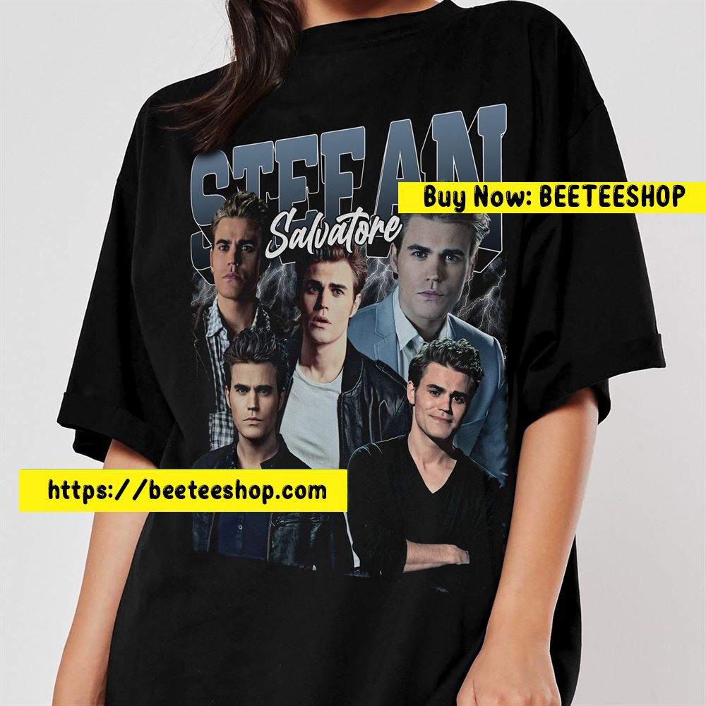 Stefan Salvatore The Vampire Diaries Paul Wesley Tv Series 90’s Trending Vintage Unisex T-Shirt