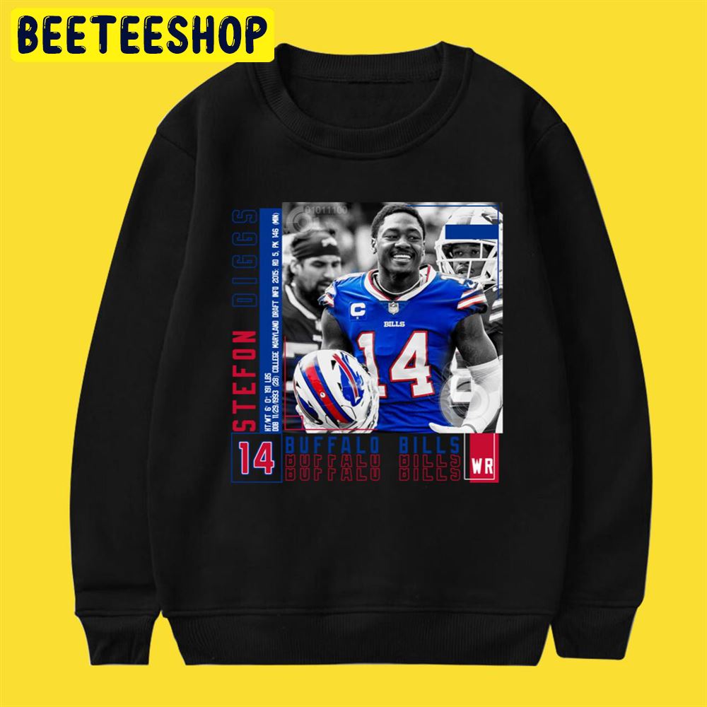 Rinkha Stefon Diggs Football Edit Tapestries Bills T-Shirt