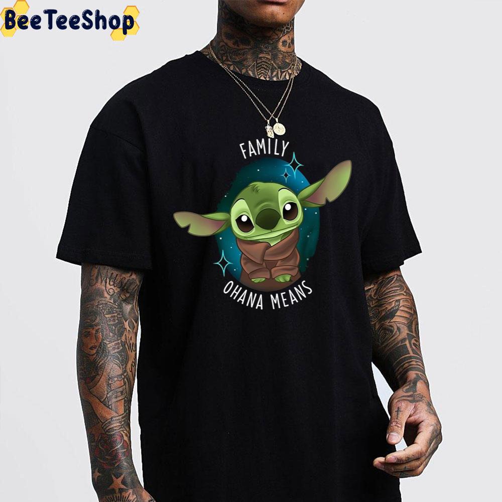 Stitch Aloha Mix Yoda Unisex T-Shirt