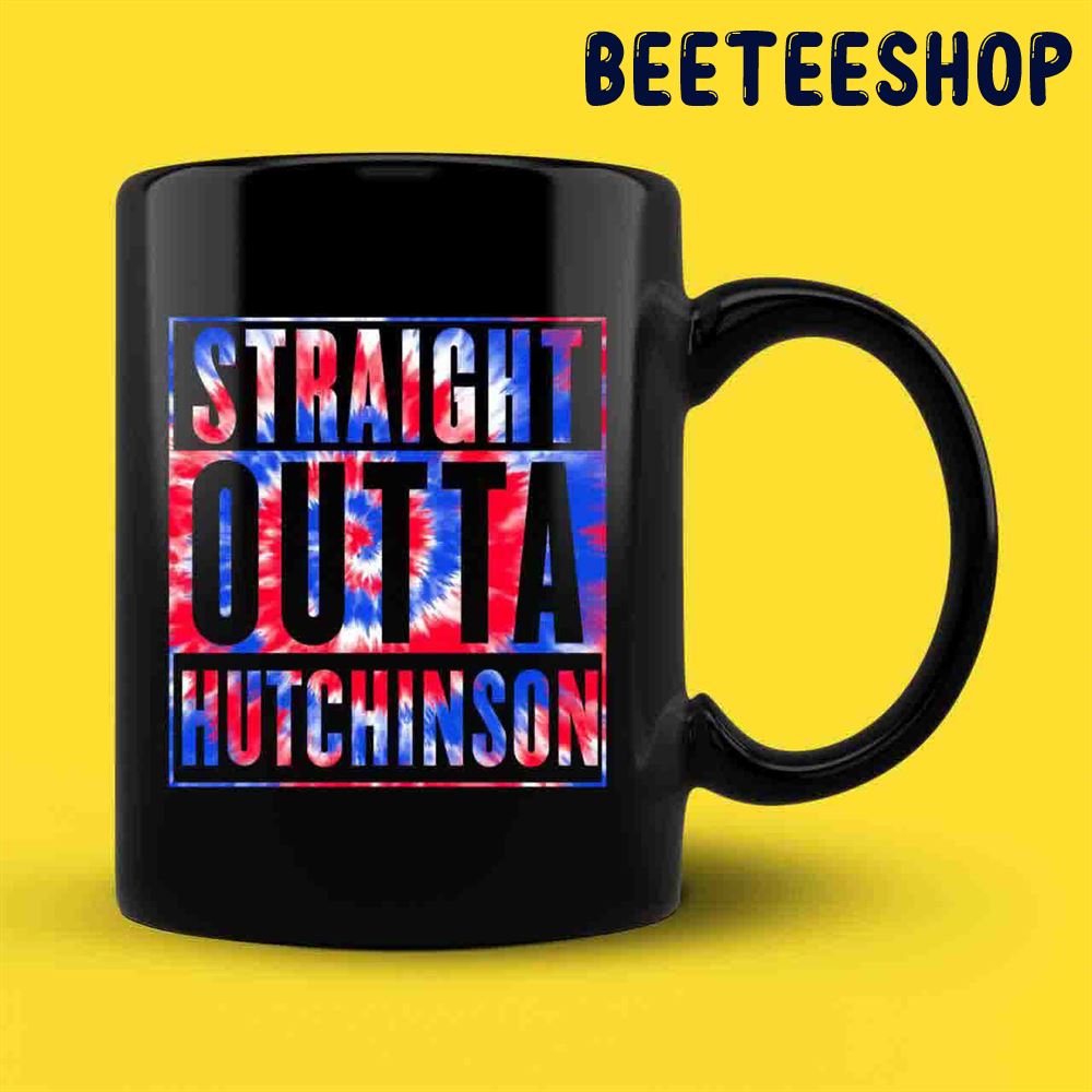 Straight Outta Cassidy Hutchison Tie Dye American Flag Mug