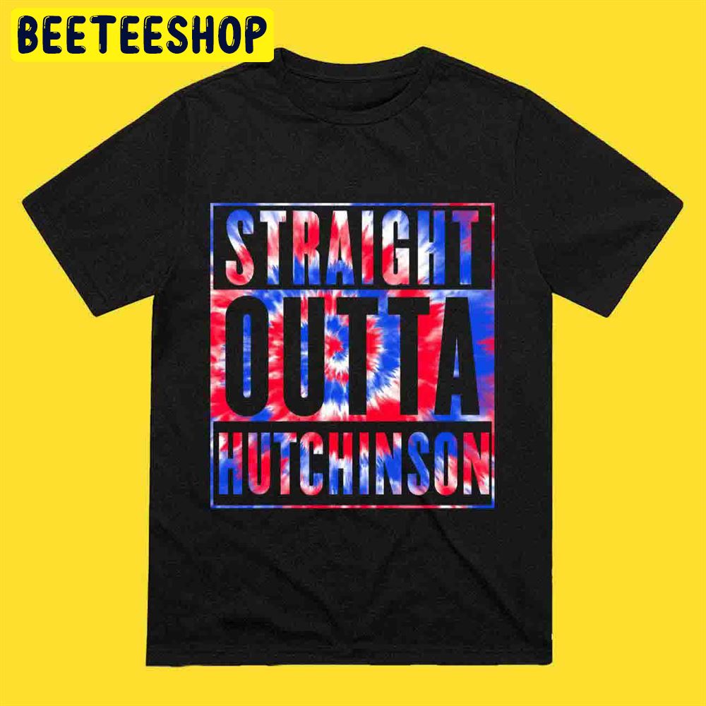 Straight Outta Cassidy Hutchison Tie Dye American Flag Unisex T-Shirt