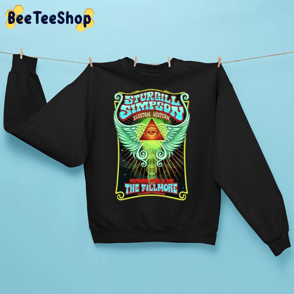 Sturgill Simpson Electric Western The Fillmore Tour Unisex Sweatshirt