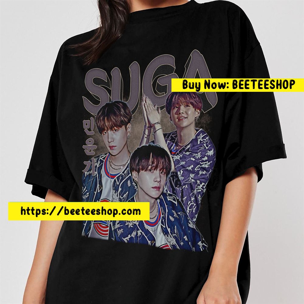 Suga Korean Pop Singer Vintage Unisex T-Shirt