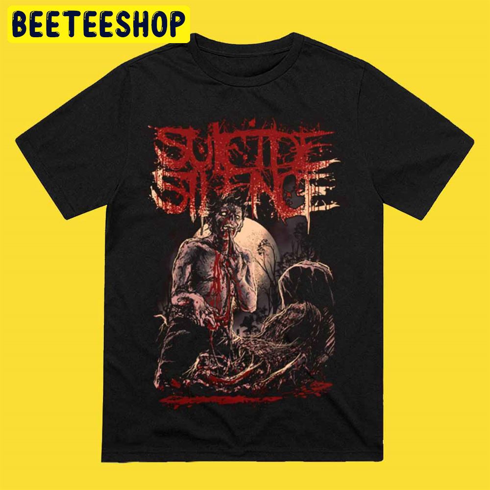 Suicide Silence Grave Black Live Nation Unisex T-Shirt