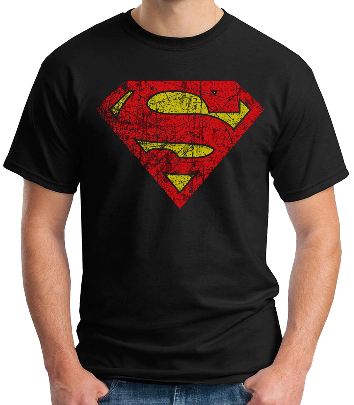 Superman Worn Effect Unisex T-Shirt