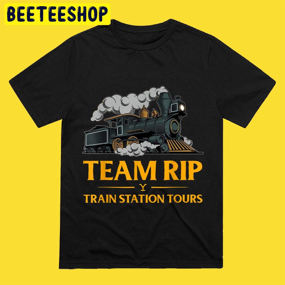 Team-Rip Train Station Tours Yellowstone Sticker Unisex T-Shirt