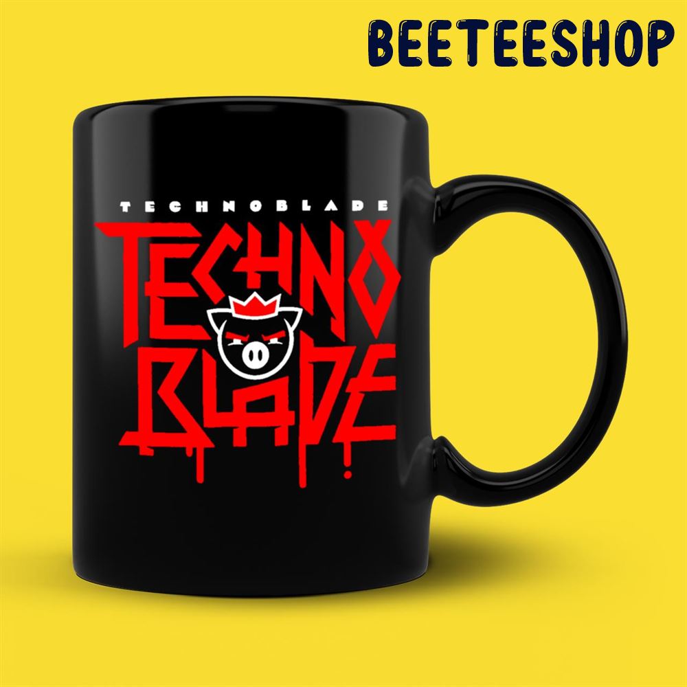 TechnoBlade Logo Red Mug