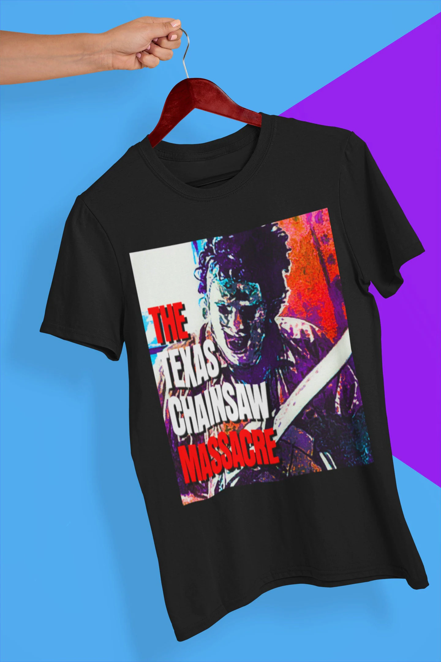 Texas Chainsaw Massacre 1974 Poster Horror Movie Halloween Unisex T-Shirt