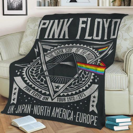 The Dark Side Of The Moon Pink Floyd Fleece Blanket Throw Blanket Gift