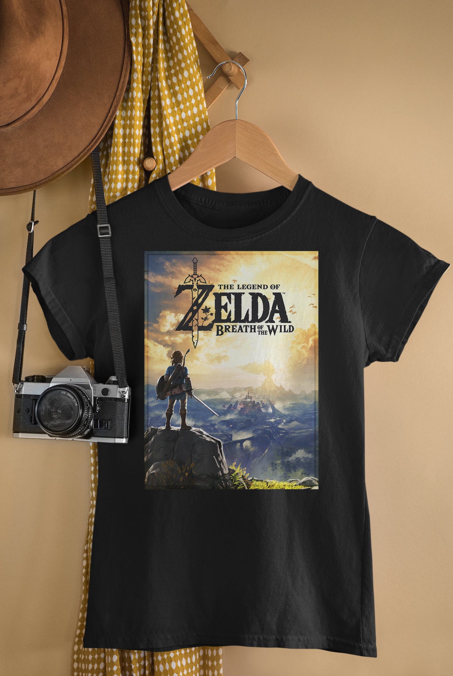 The Legend Of Zelda Breath Of The Wild Link Horizon Poster Unisex T-Shirt