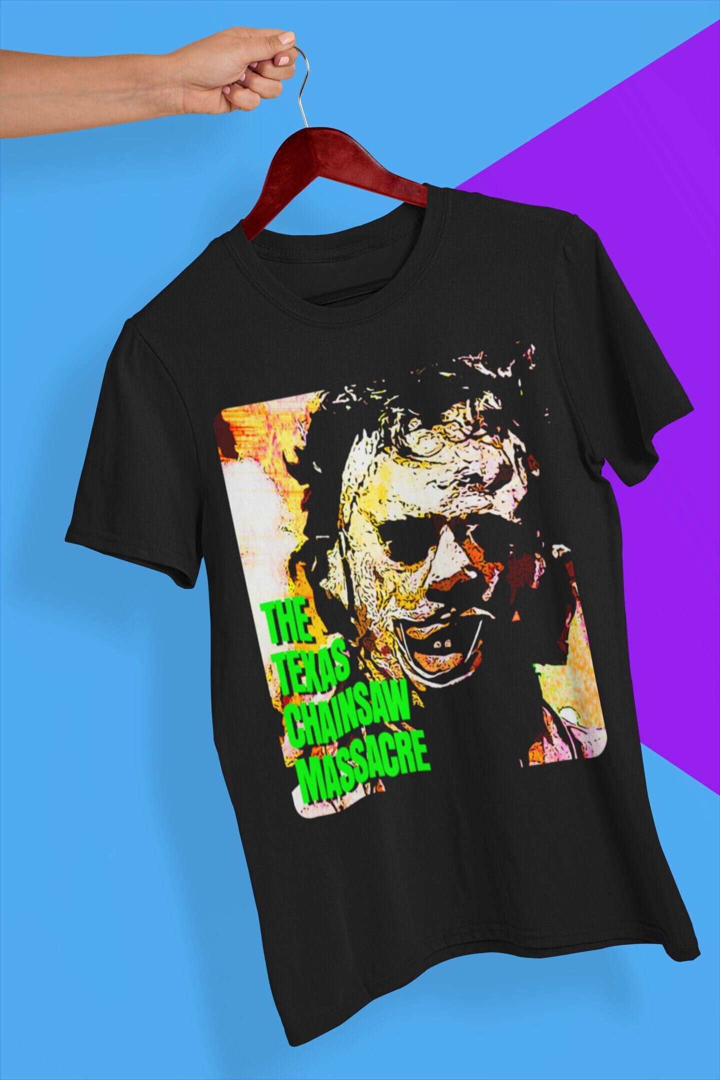 The Texas Chainsaw Massacre Movie Retro Art Halloween Unisex T-Shirt