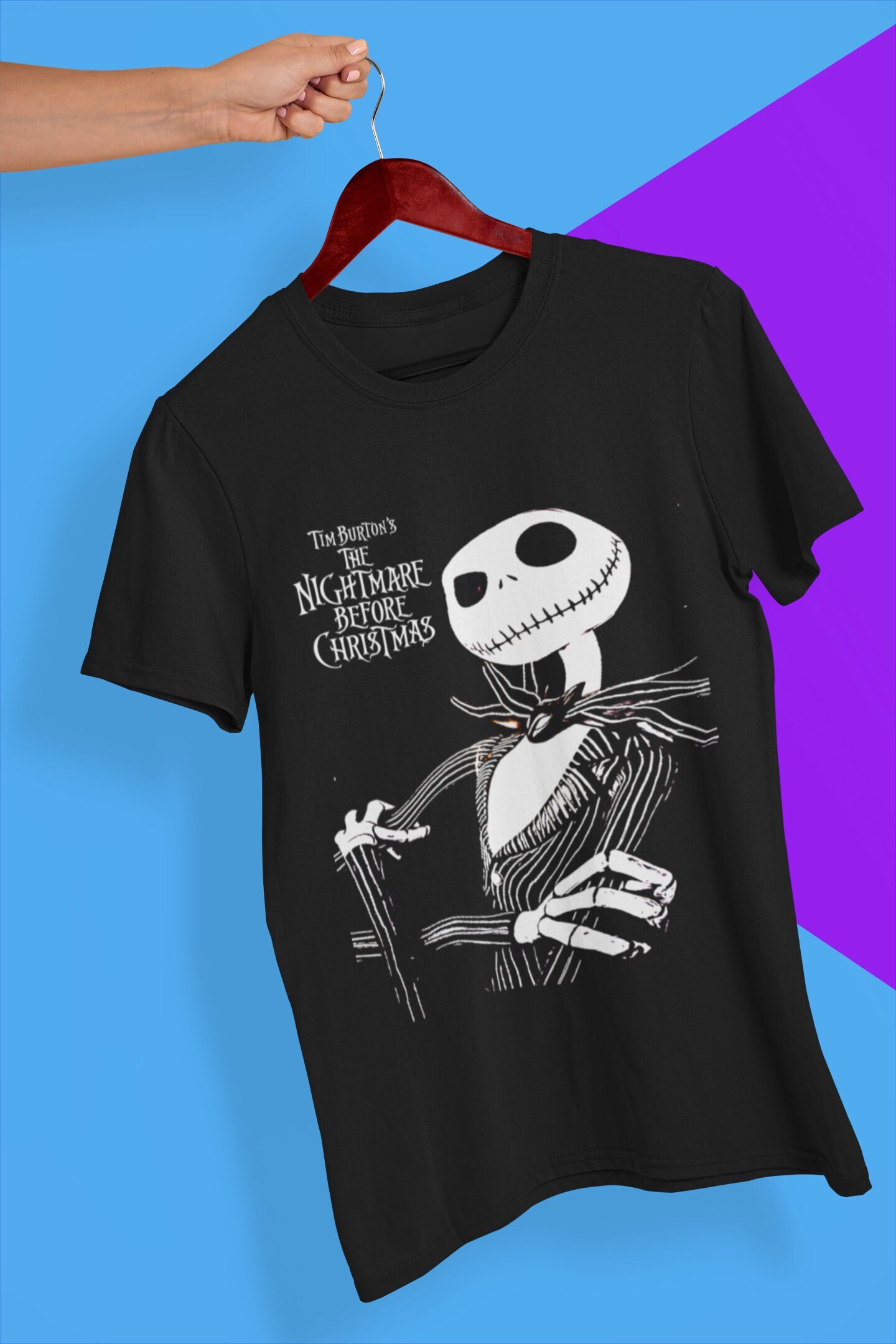 Tim Burton’s The Nightmare Before Christmas Movie Halloween Unisex T-Shirt