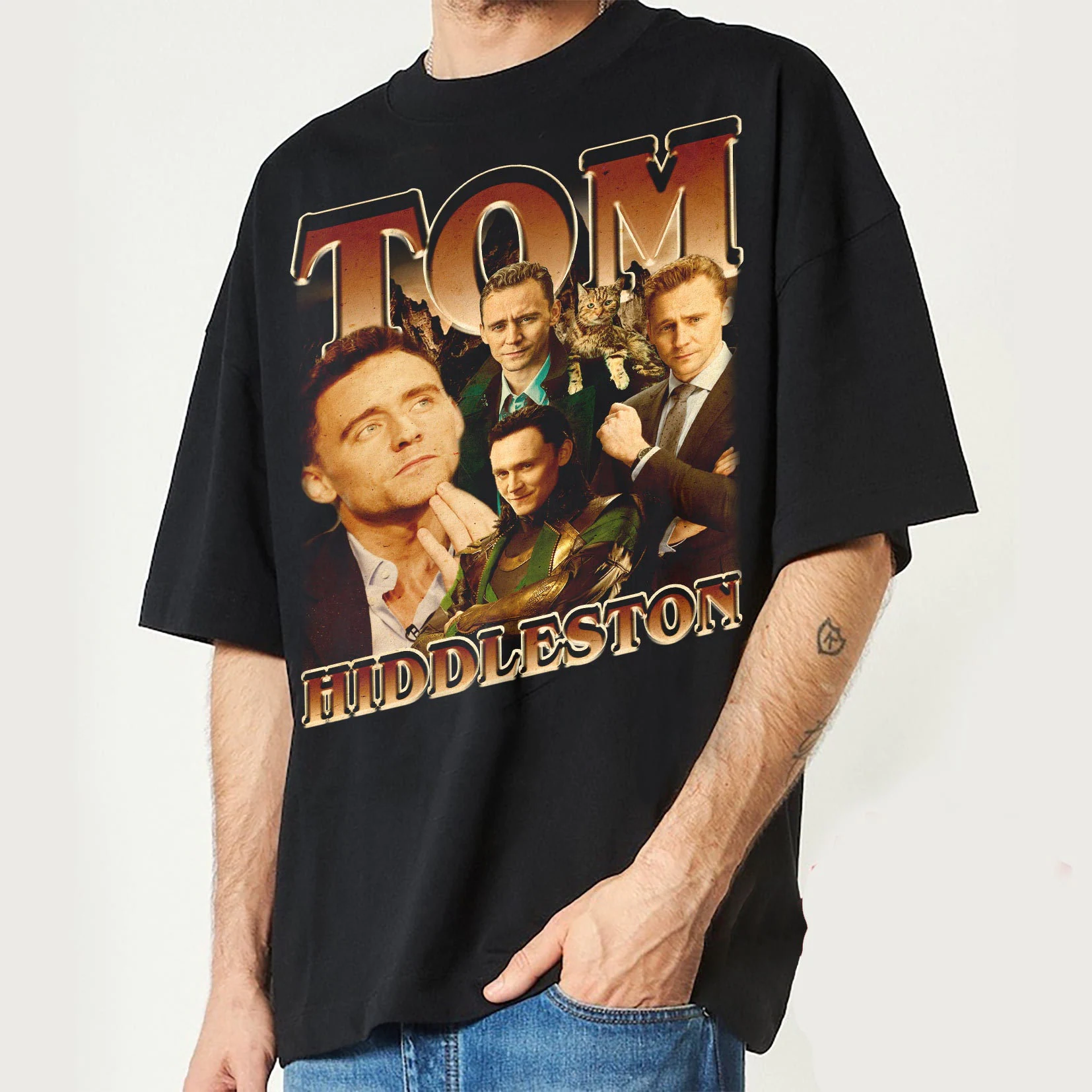 Tom Hiddleston Retro Vintage Unisex T-Shirt