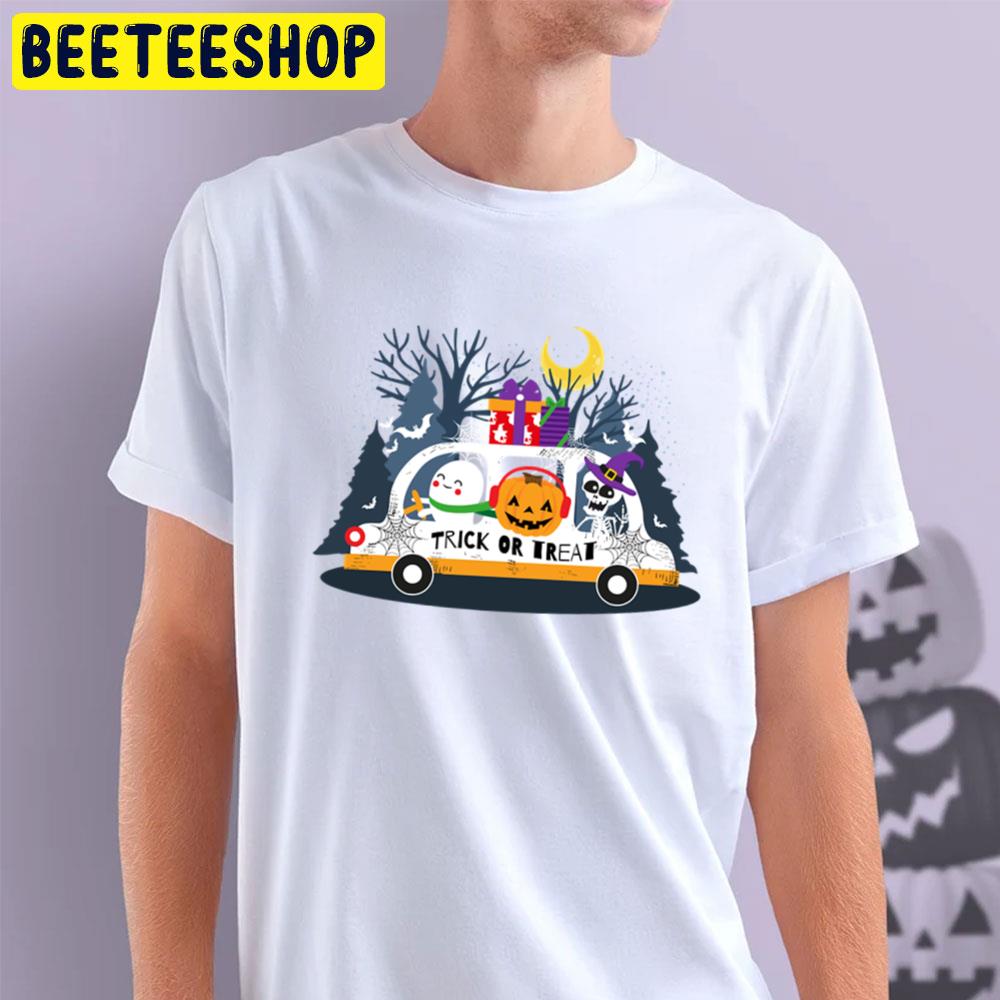 Trick Or Treat Car Halloween Unisex T-Shirt