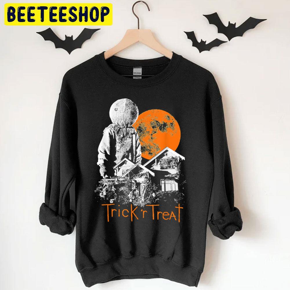 Trick 'r Treat Sam House And Moon Halloween Unisex T-Shirt - Beeteeshop