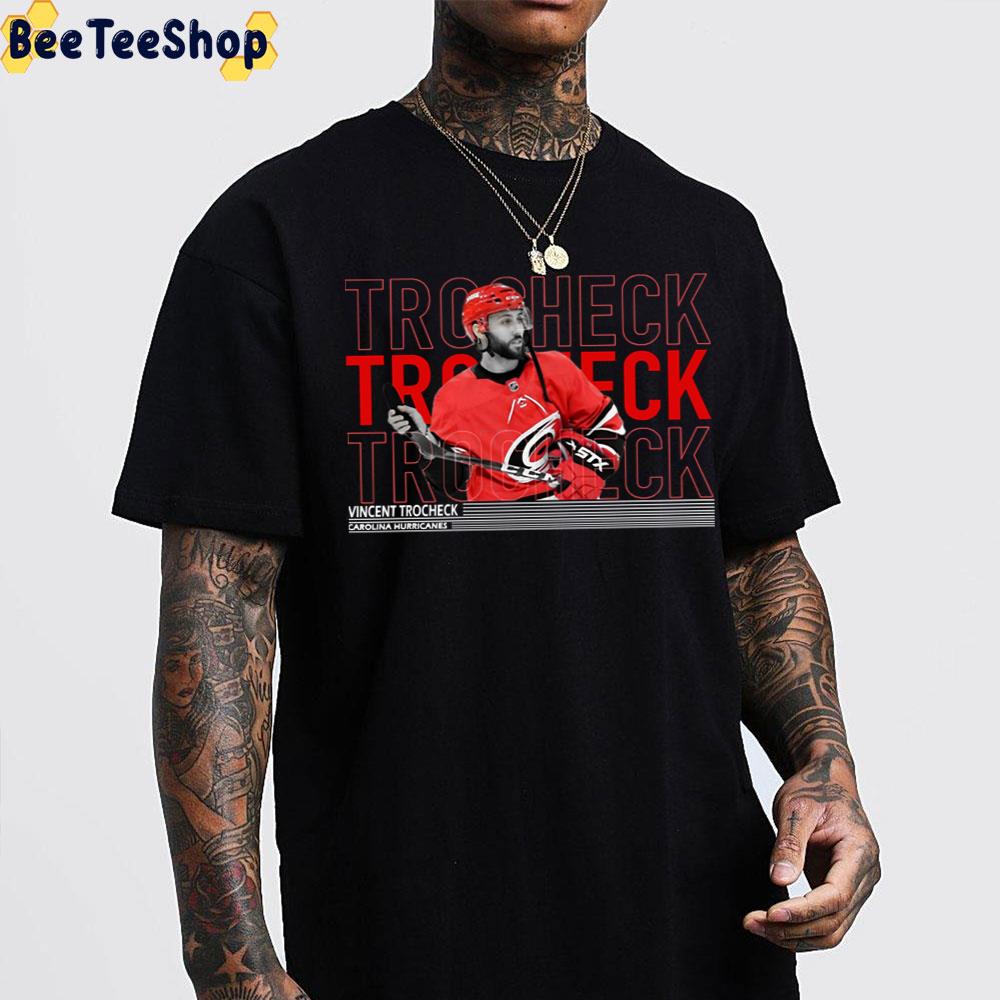 Typography Vincent Trocheck Hockey Unisex T-Shirt