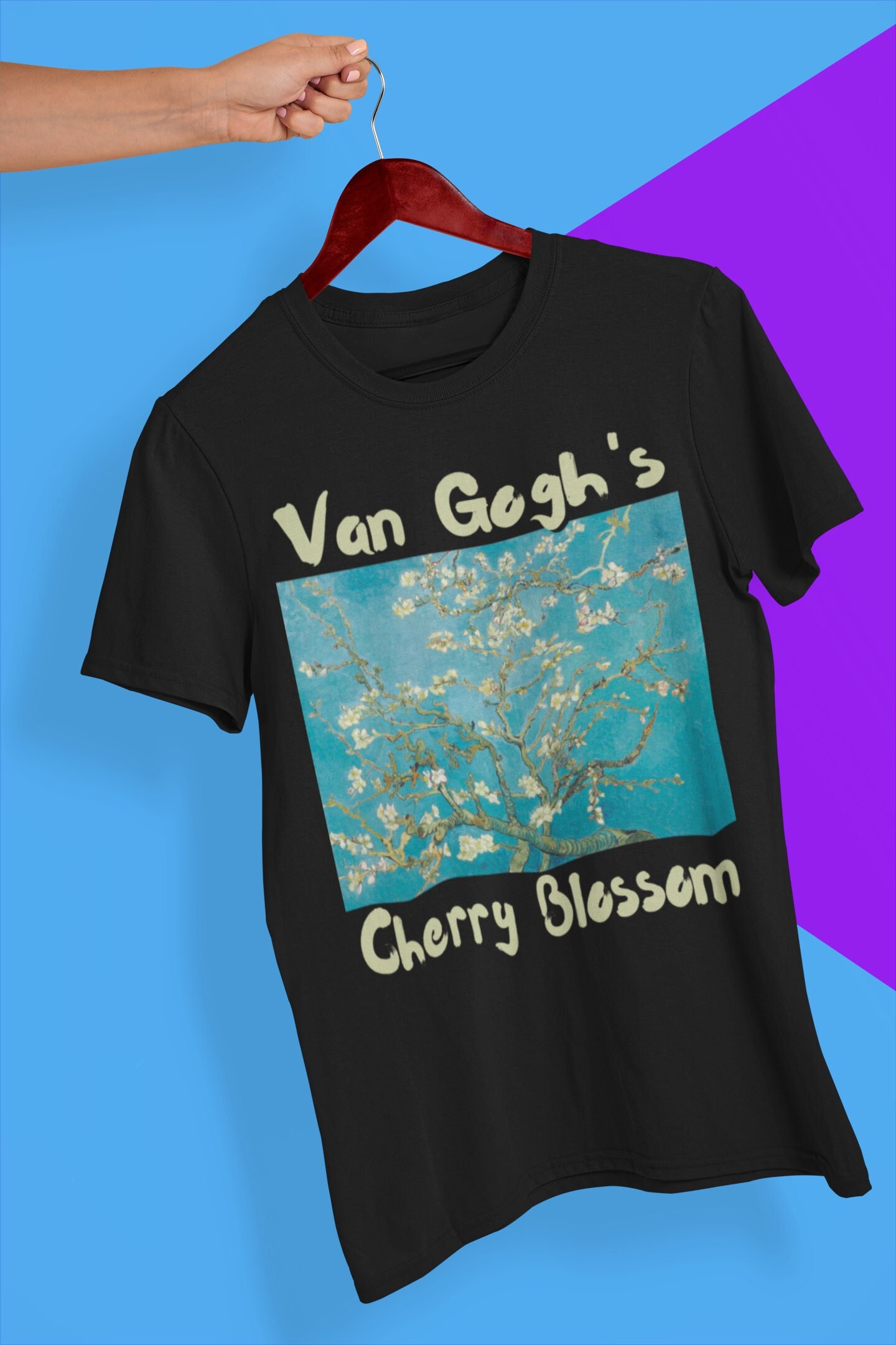 Van Gogh Charry Blossom Halloween Unisex T-Shirt