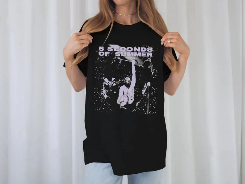 Vintage 5 Seconds Of Summer 2022 Band Tour Unisex T-Shirt